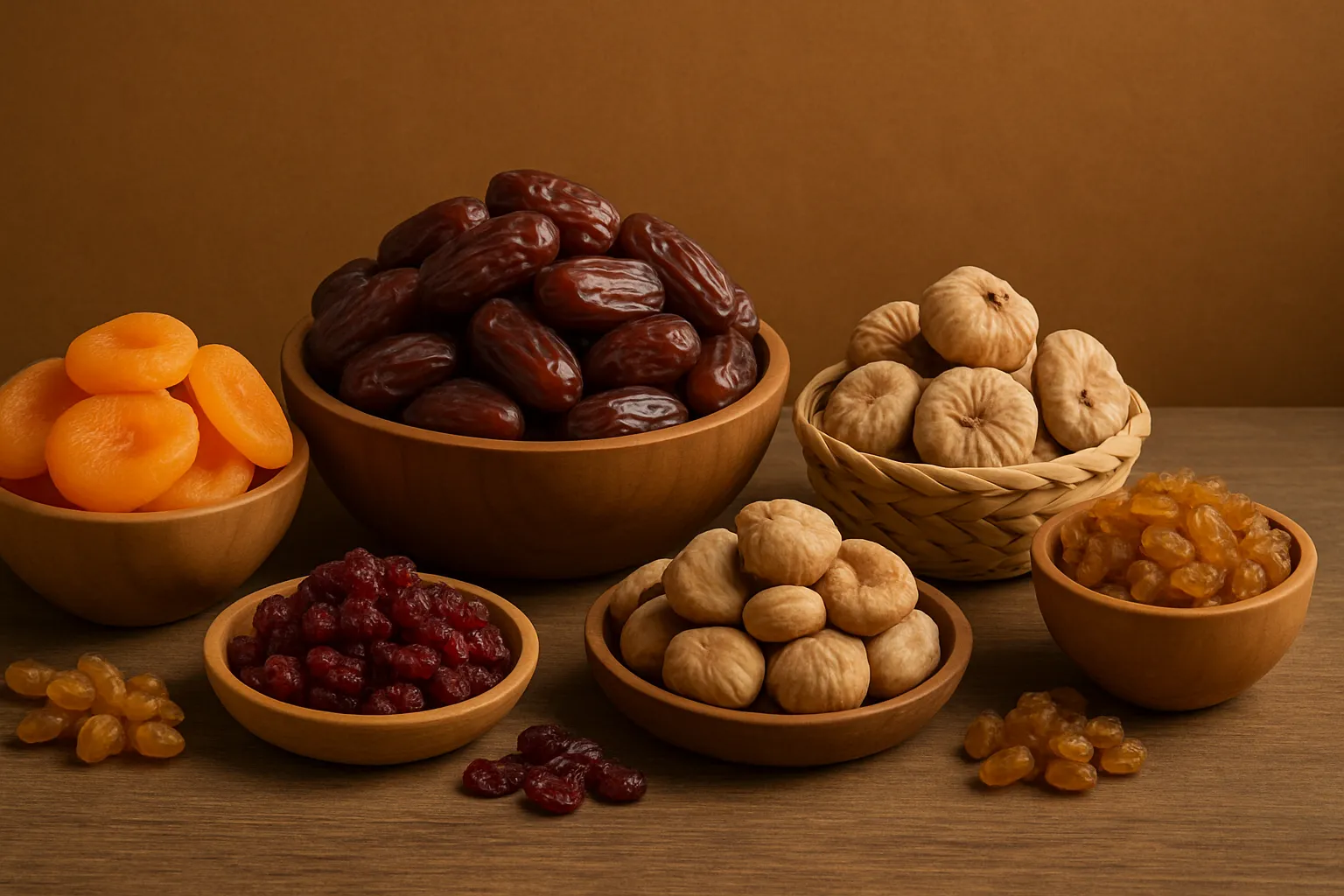 Dattes et fruits secs