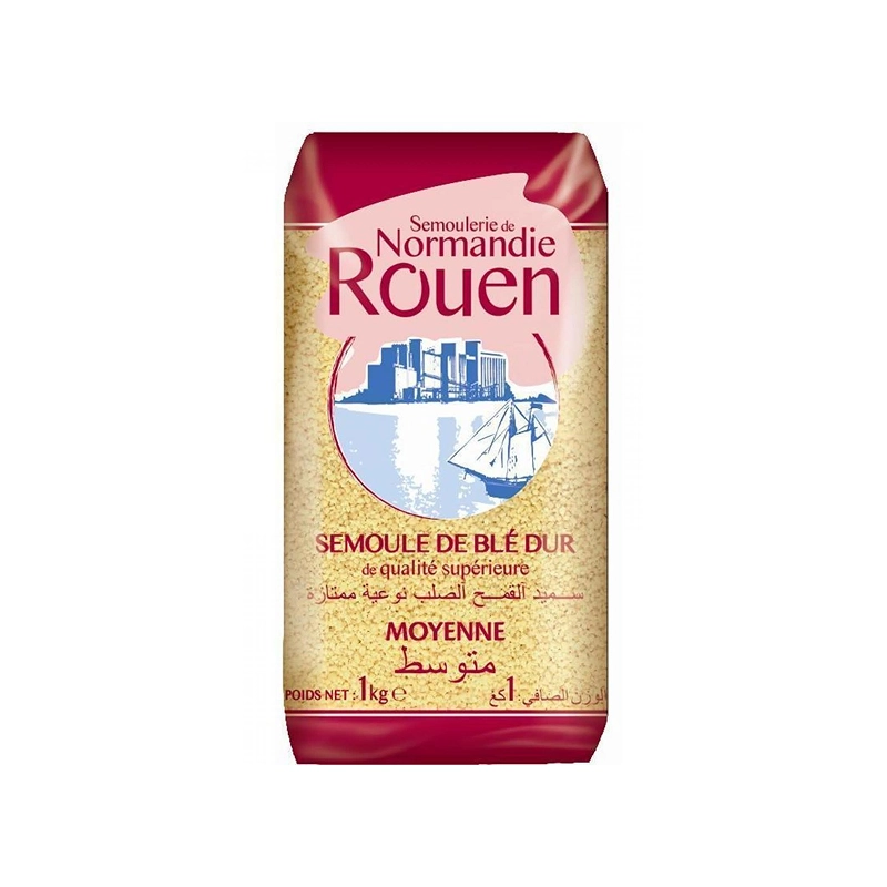 Rouen – Semoule moyenne (1kg)