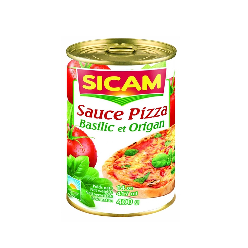 Sicam - Sauce pizza au basilic (400g)