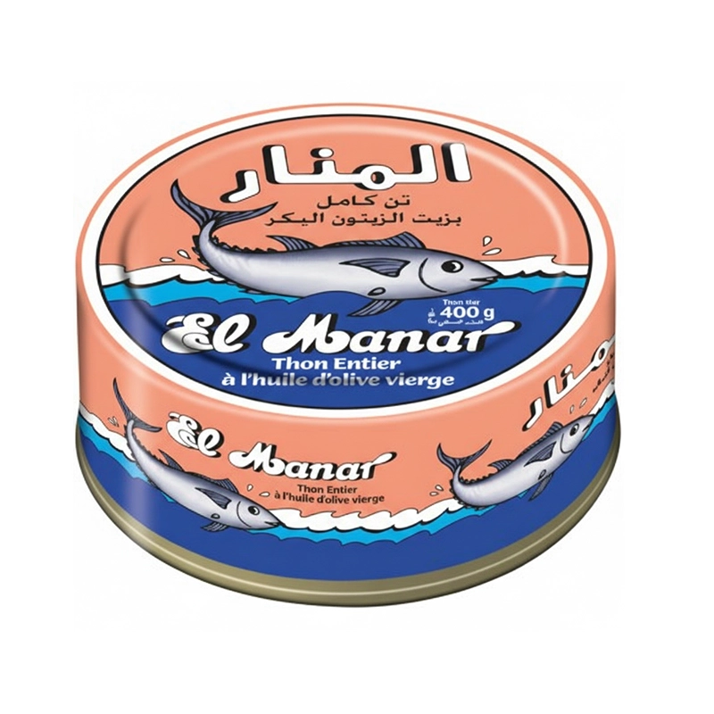 El Manar - Thon entier à l'huile d'olive (400g)