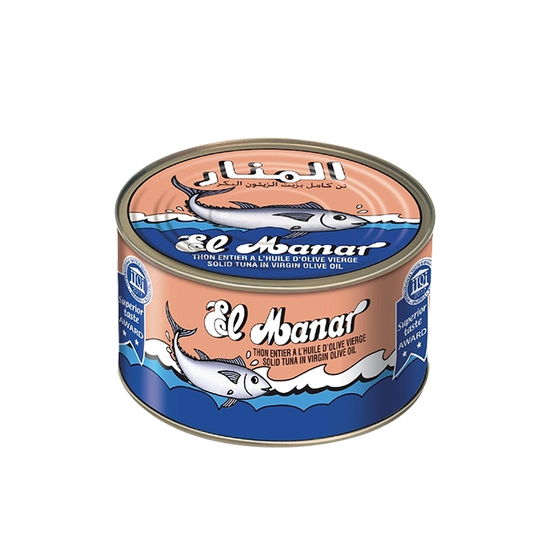 El Manar - Thon entier à l'huile d'olive (400g)