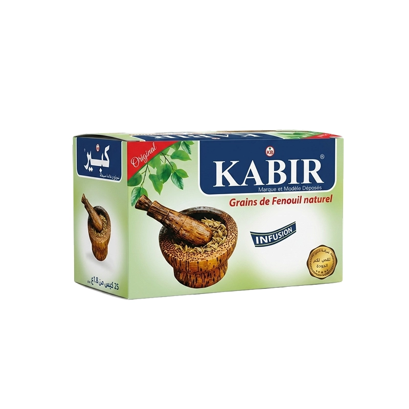 Kabir - Infusion Grains de fenouil naturel (25X1.8g)