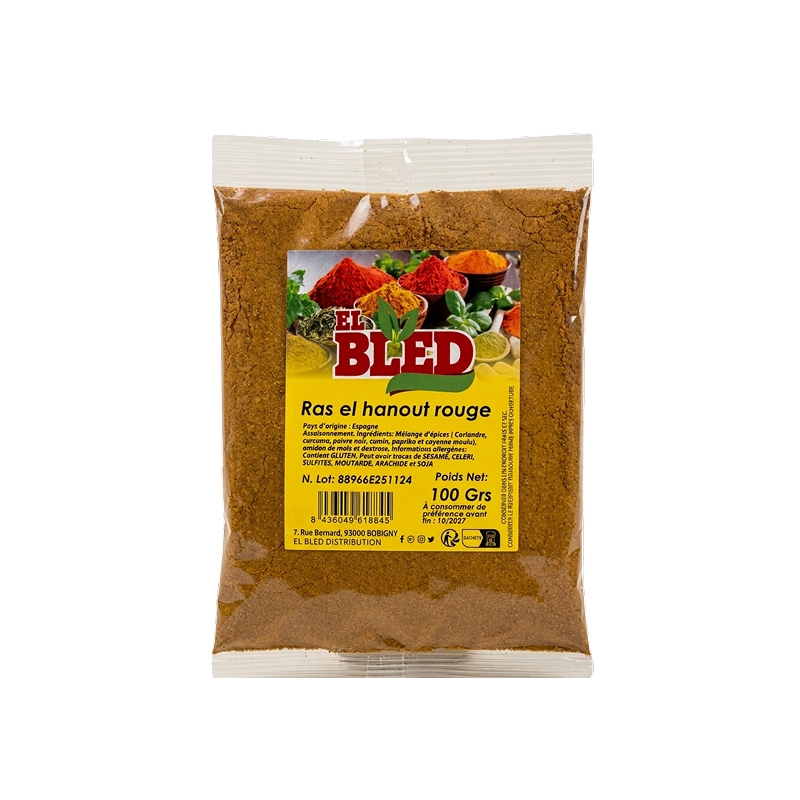 EL BLED - Ras el hanout rouge (100g)