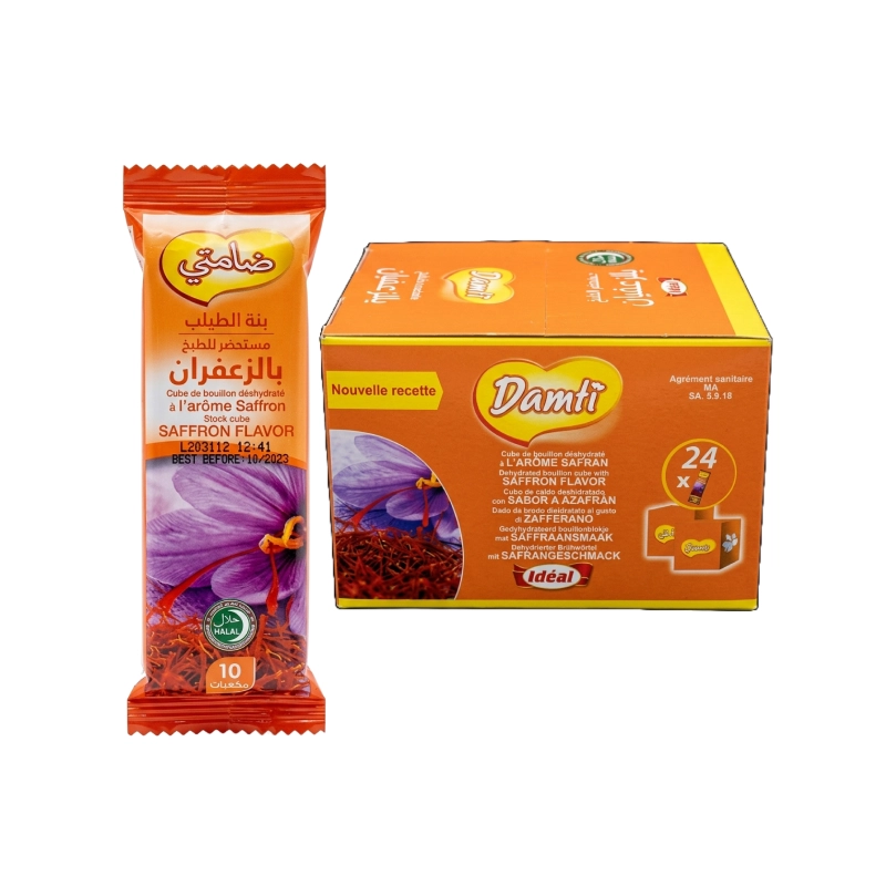 Idéal Damti - Cube de Bouillon au safran (40g)